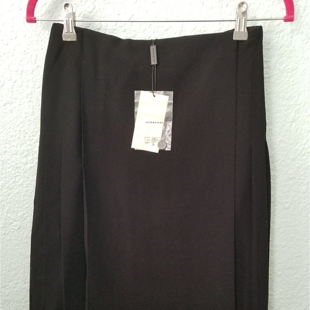 Burberry skirt uniform Back Pleated Wrap Front New With Tags - Picture 3 of 12